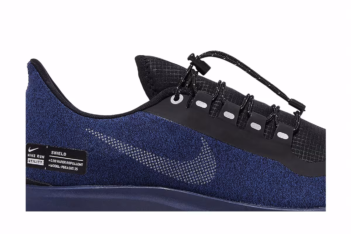 Nike Air Zoom Pegasus 35 Shield Black Blue Void, view 3