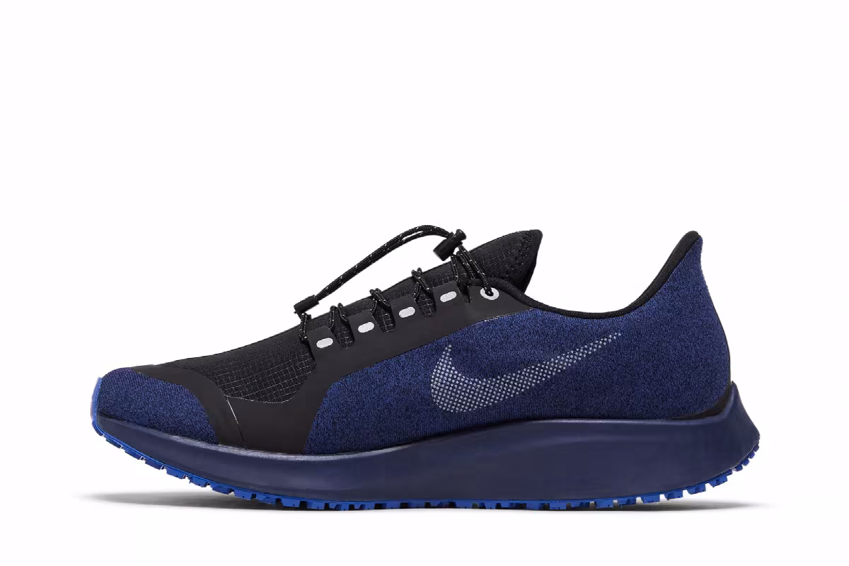 Nike Air Zoom Pegasus 35 Shield Black Blue Void, view 4