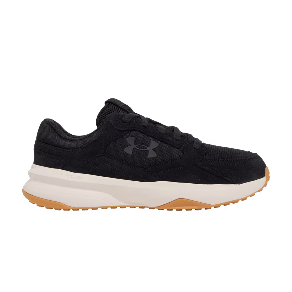 Under Armour Charged Edge Suede Black White Quartz