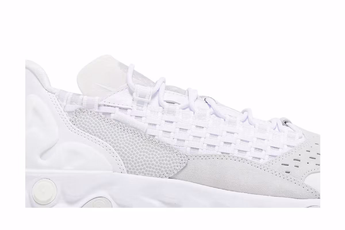 Nike React Sertu Triple White, view 3