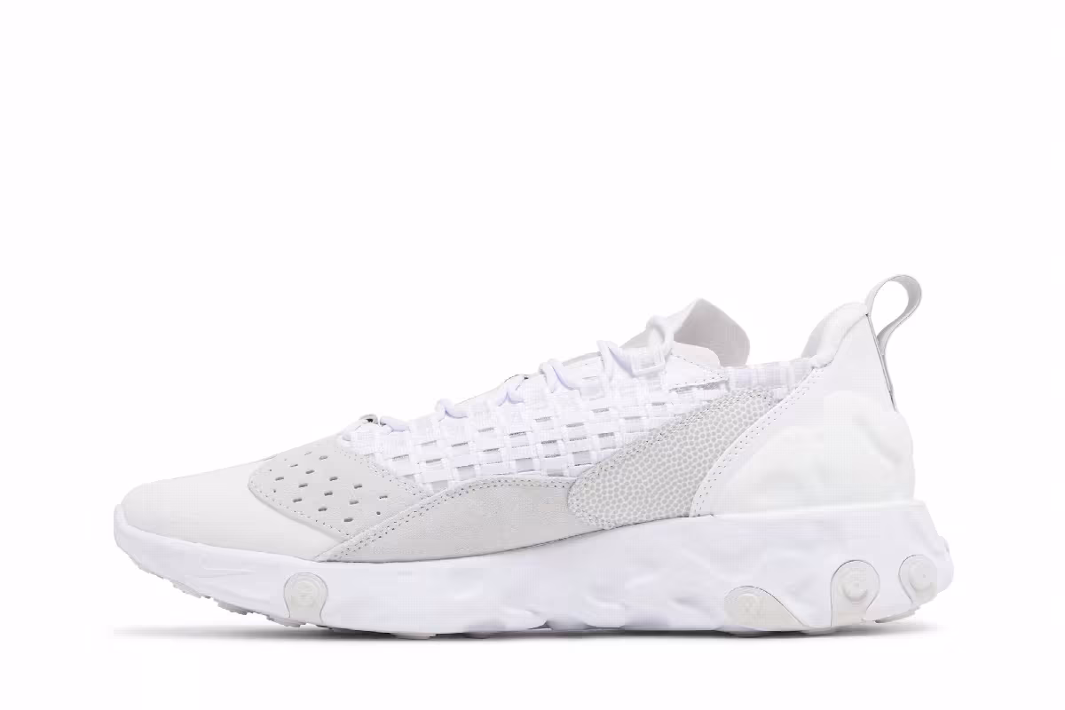 Nike React Sertu Triple White, view 4