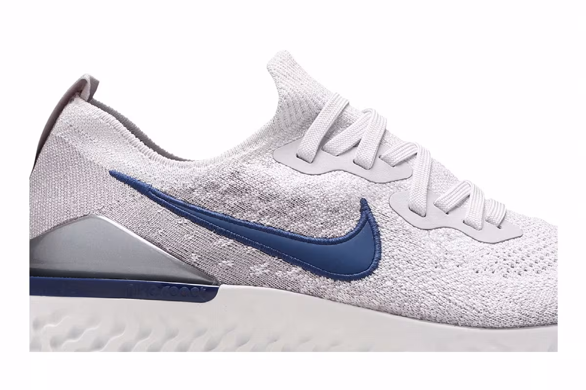 Nike Epic React Flyknit 2 Vast Grey Coastal Blue, view 3