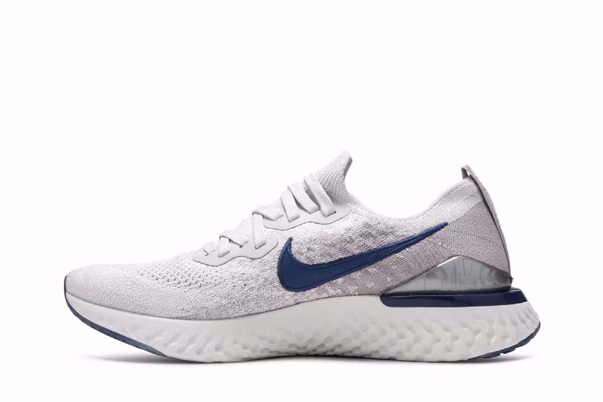 Nike Epic React Flyknit 2 Vast Grey Coastal Blue, view 4
