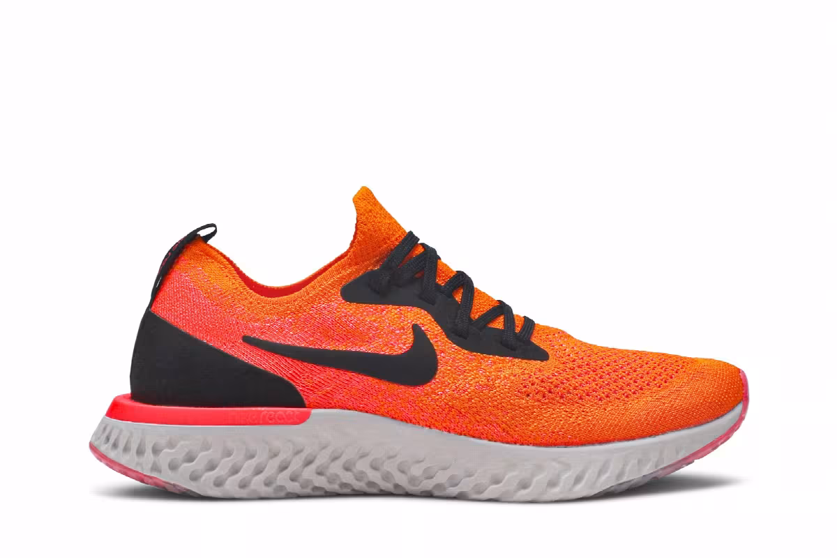 Nike Women's Epic React Flyknit Copper Flash, view 2