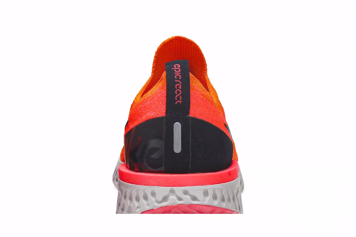 Nike Women's Epic React Flyknit Copper Flash, view 8