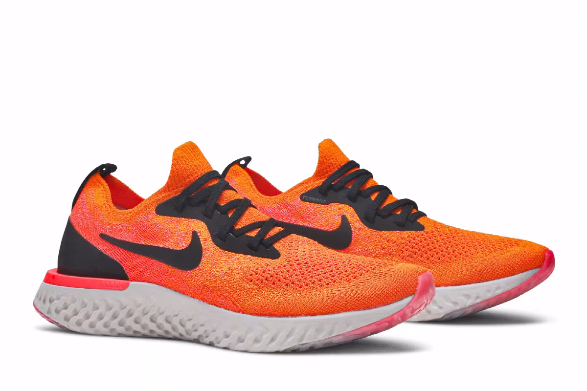 Nike Women's Epic React Flyknit Copper Flash, view 9