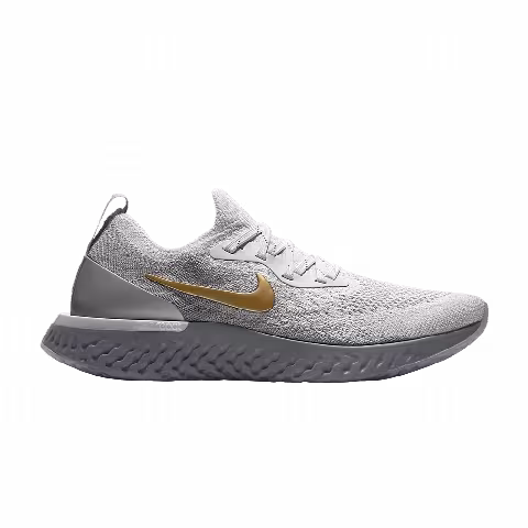 Nike Wmns Epic React Flyknit Premium 'Vast Grey Gold'
