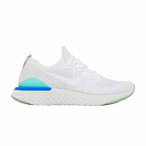 Nike Wmns Epic React Flyknit 2 'White Light Aqua'