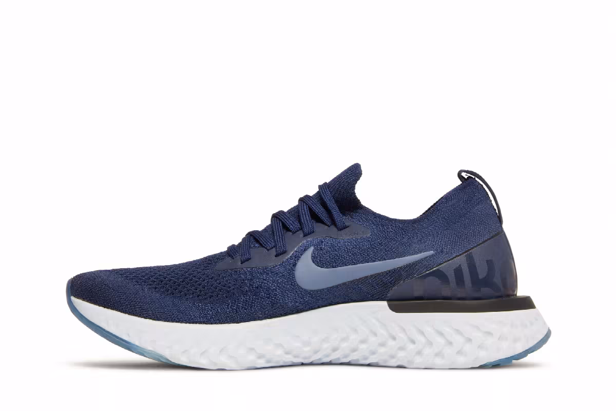 Nike Epic React Flyknit College Navy, view 4
