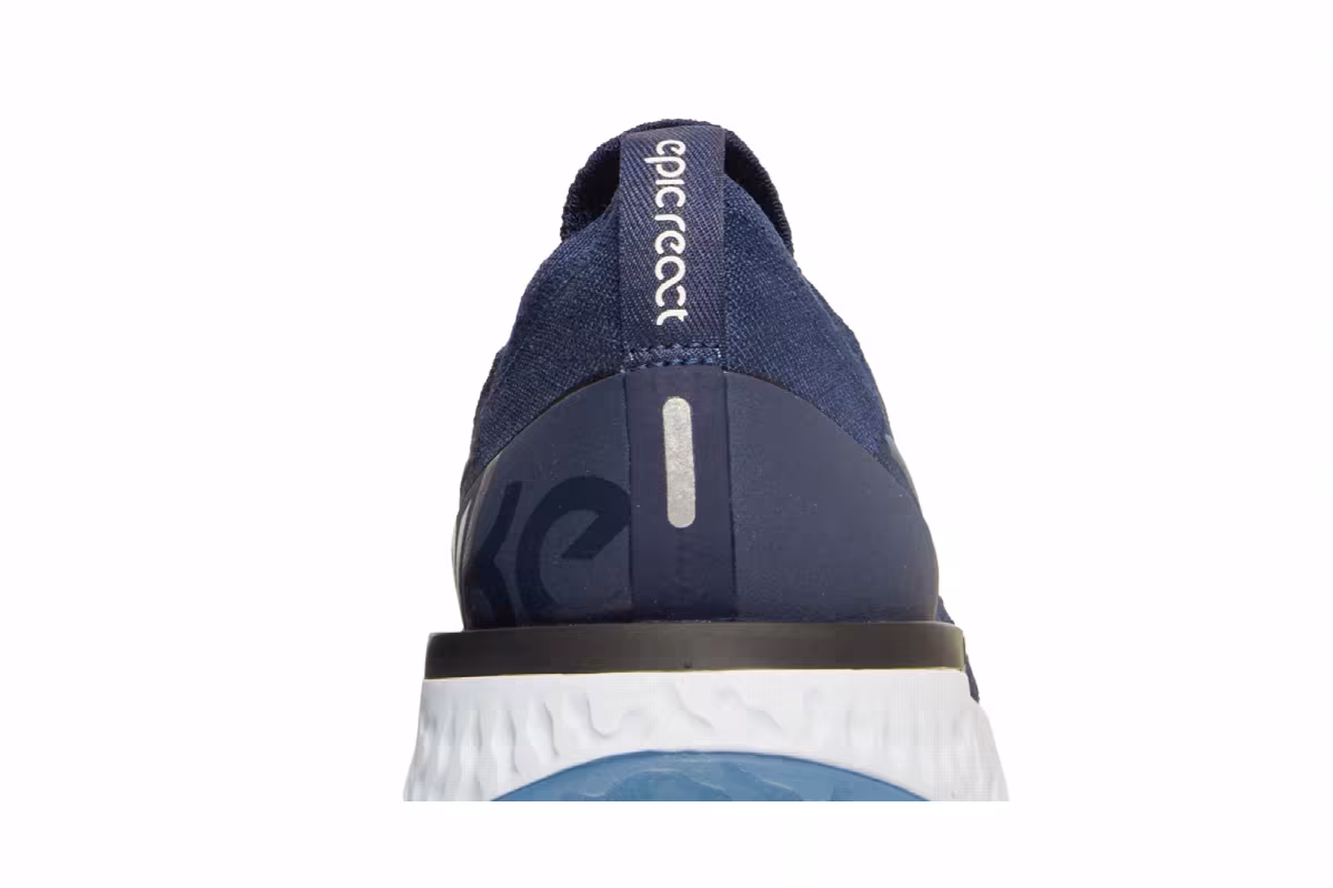 Nike Epic React Flyknit College Navy, view 8