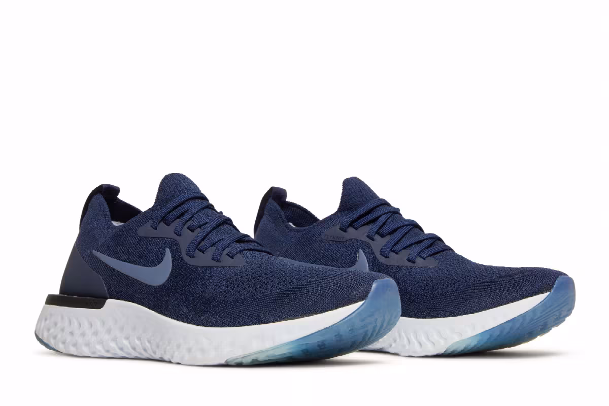 Nike Epic React Flyknit College Navy, view 9