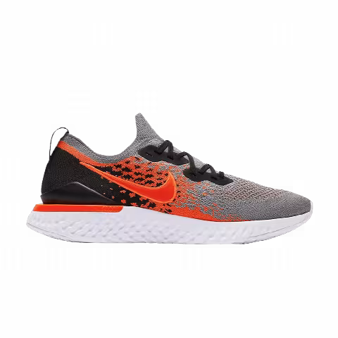 Nike Epic React Flyknit 2 'Cool Grey Crimson'
