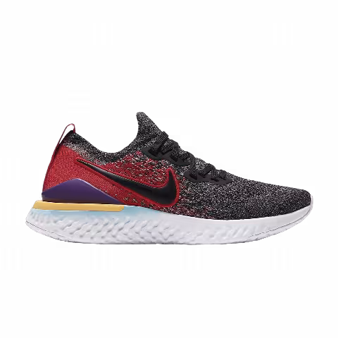 Nike Epic React Flyknit 2 GS 'Black University Red'