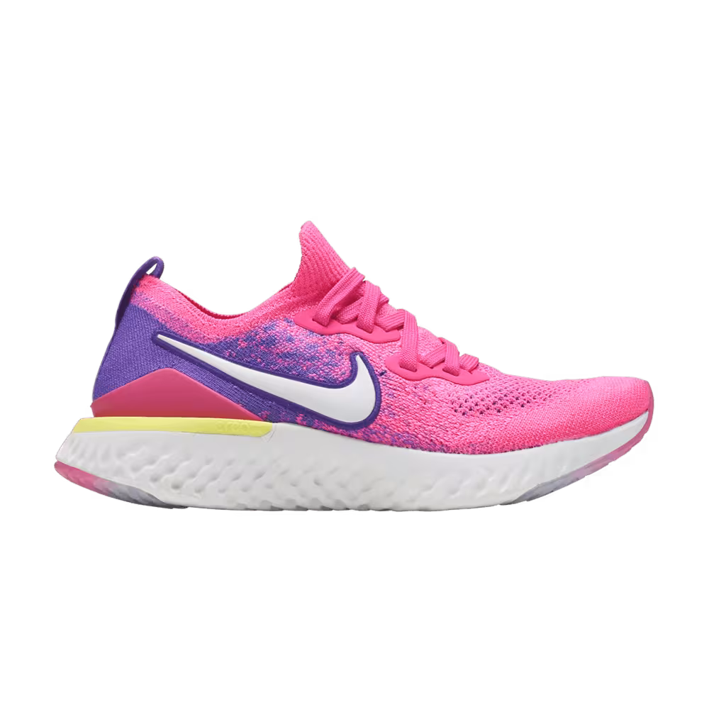 Nike Women's Epic React Flyknit 2 Laser Fuchsia Pulse