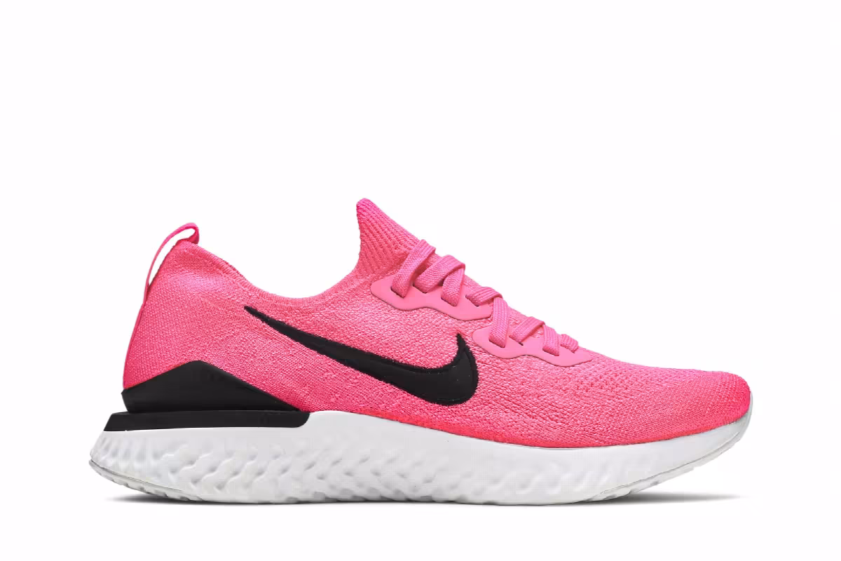 Nike Women's Epic React Flyknit 2 Raspberry Red, view 2