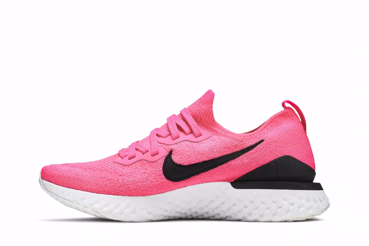 Nike Women's Epic React Flyknit 2 Raspberry Red, view 4