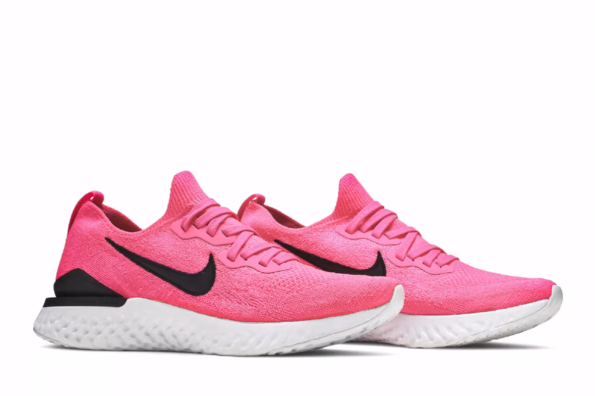 Nike Women's Epic React Flyknit 2 Raspberry Red, view 9