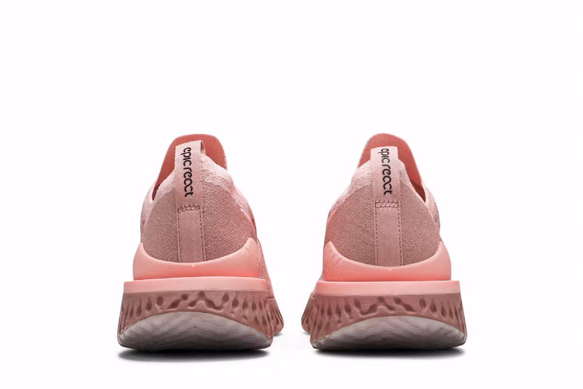Nike Women's Epic React Flyknit 2 Rust Pink, view 7