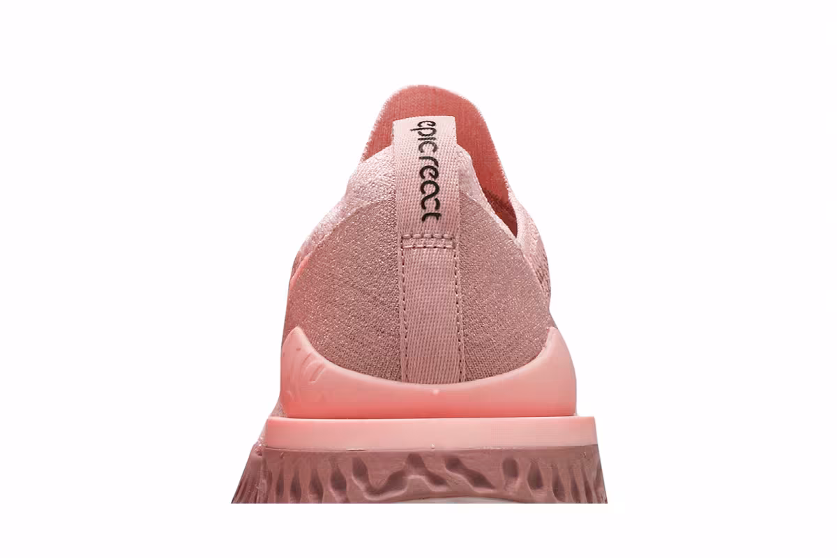 Nike Women's Epic React Flyknit 2 Rust Pink, view 8