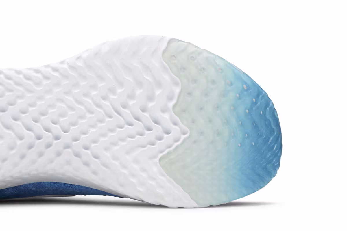 Nike Epic React Flyknit GS Blue Glow, view 6