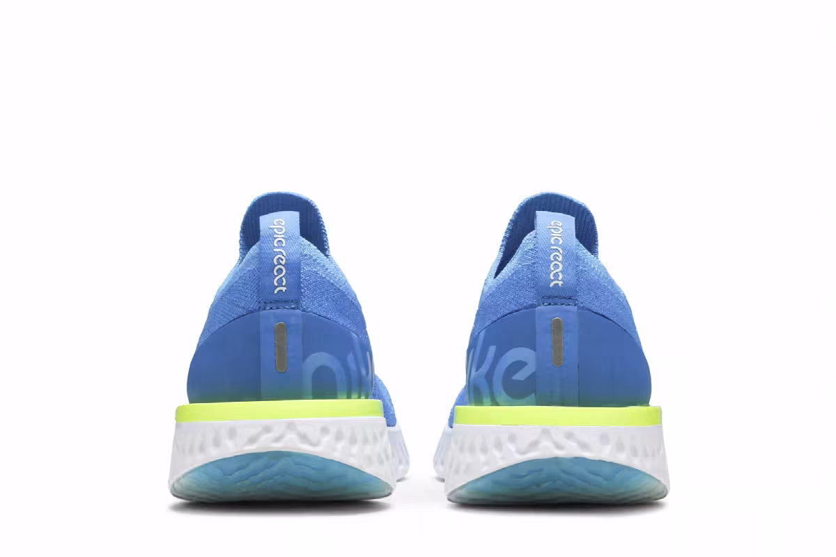 Nike Epic React Flyknit GS Blue Glow, view 7