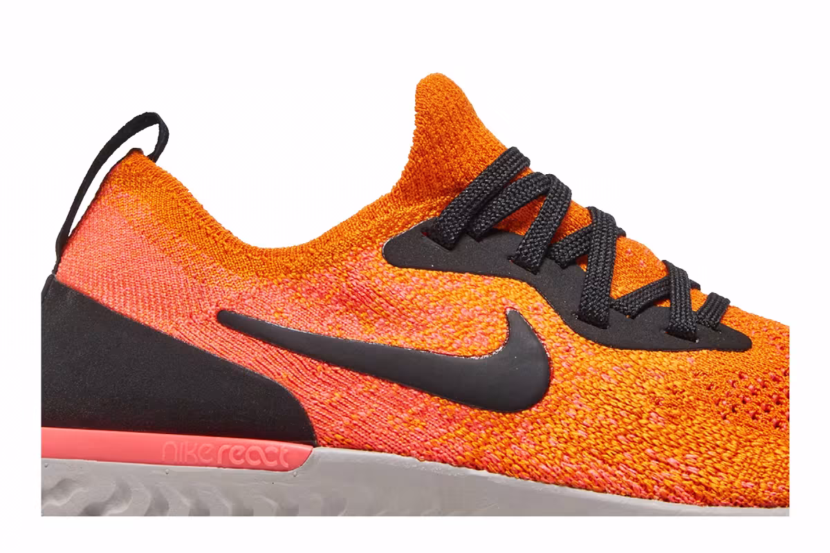 Nike Epic React Flyknit GS Copper Flash, view 3