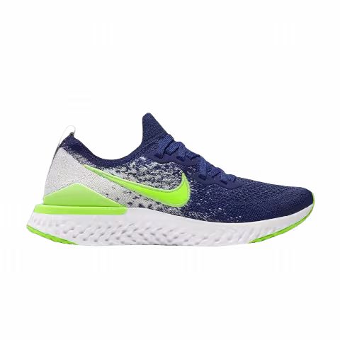 Nike Epic React Flyknit 2 GS 'Coastal Blue Electric Green'