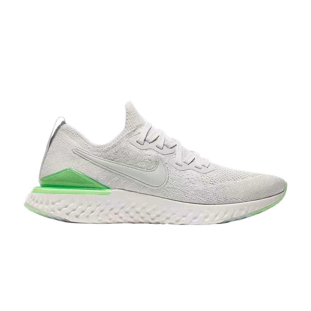 Nike Women's Epic React Flyknit 2 Silver Lime