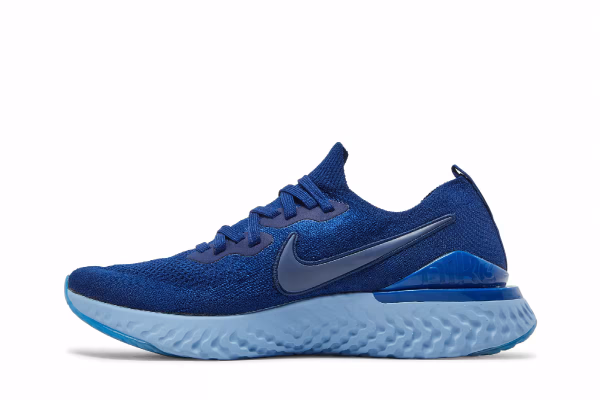 Nike Epic React Flyknit 2 Blue Void, view 4