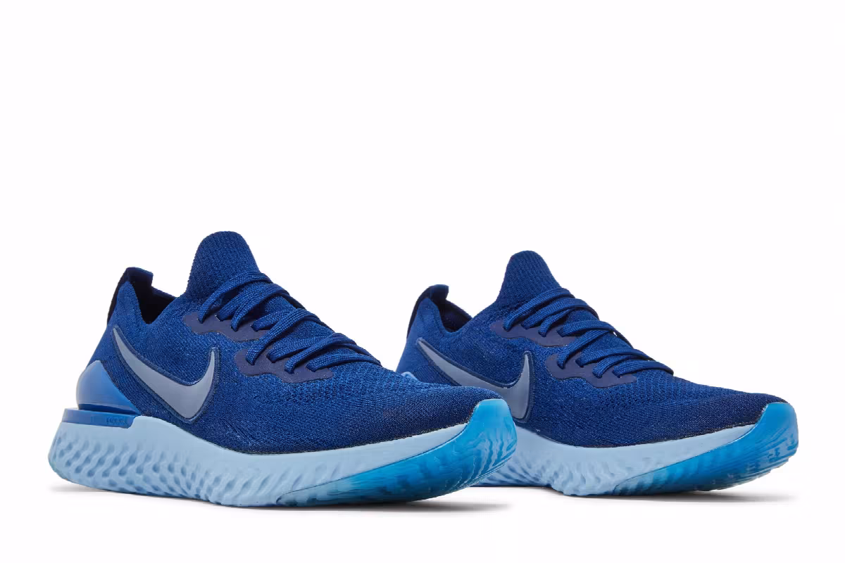 Nike Epic React Flyknit 2 Blue Void, view 9