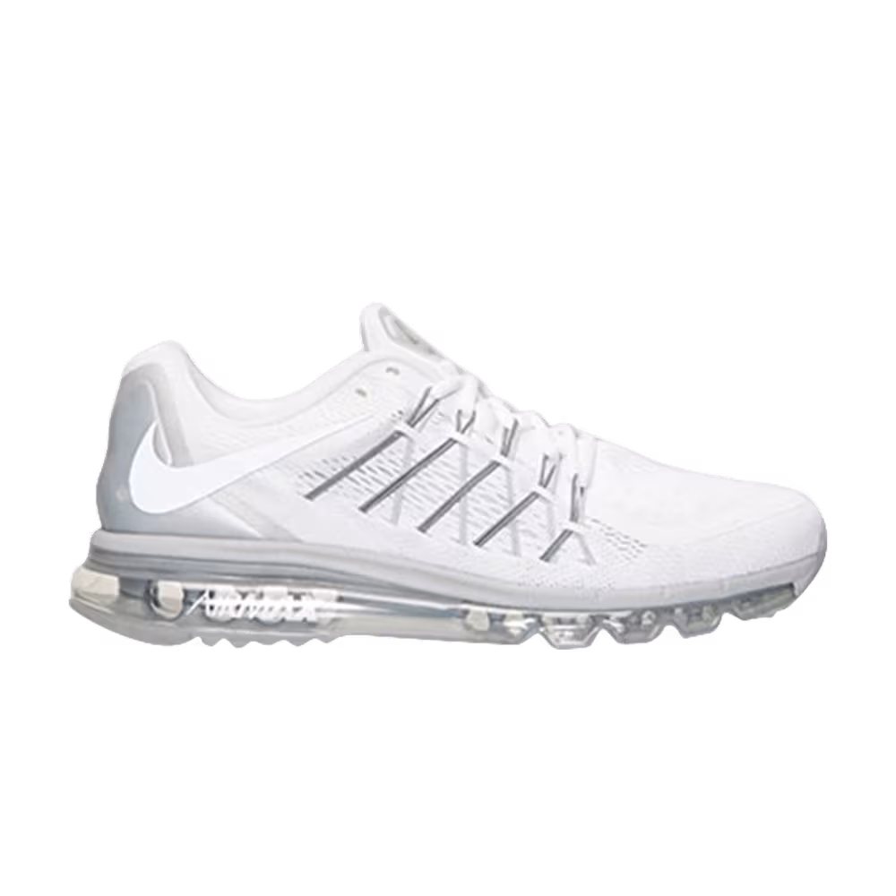 Nike Air Max 2015 White Metallic Silver