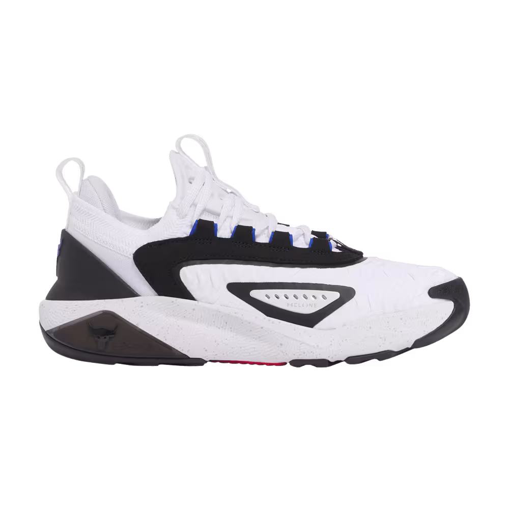 Under Armour Women's Project Rock 7 White Black Team Royal
