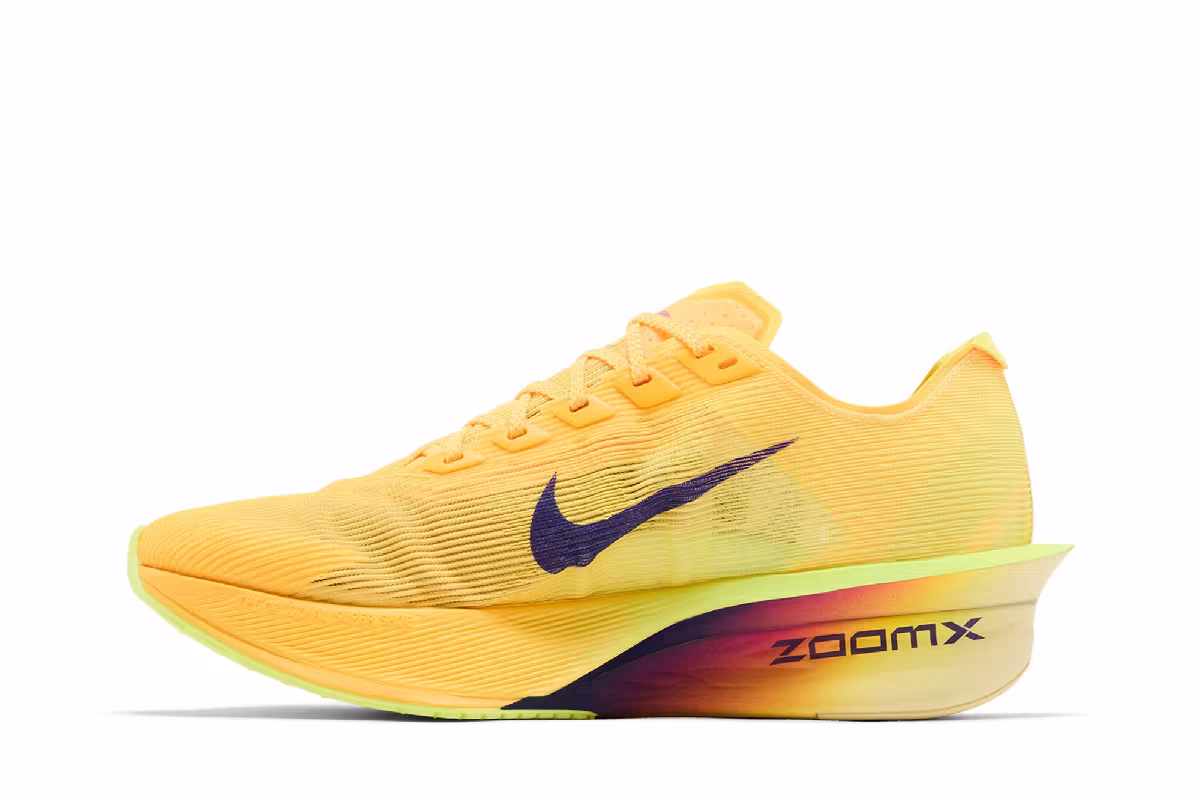Nike Women's ZoomX Vaporfly 4 Citron Pulse, view 4