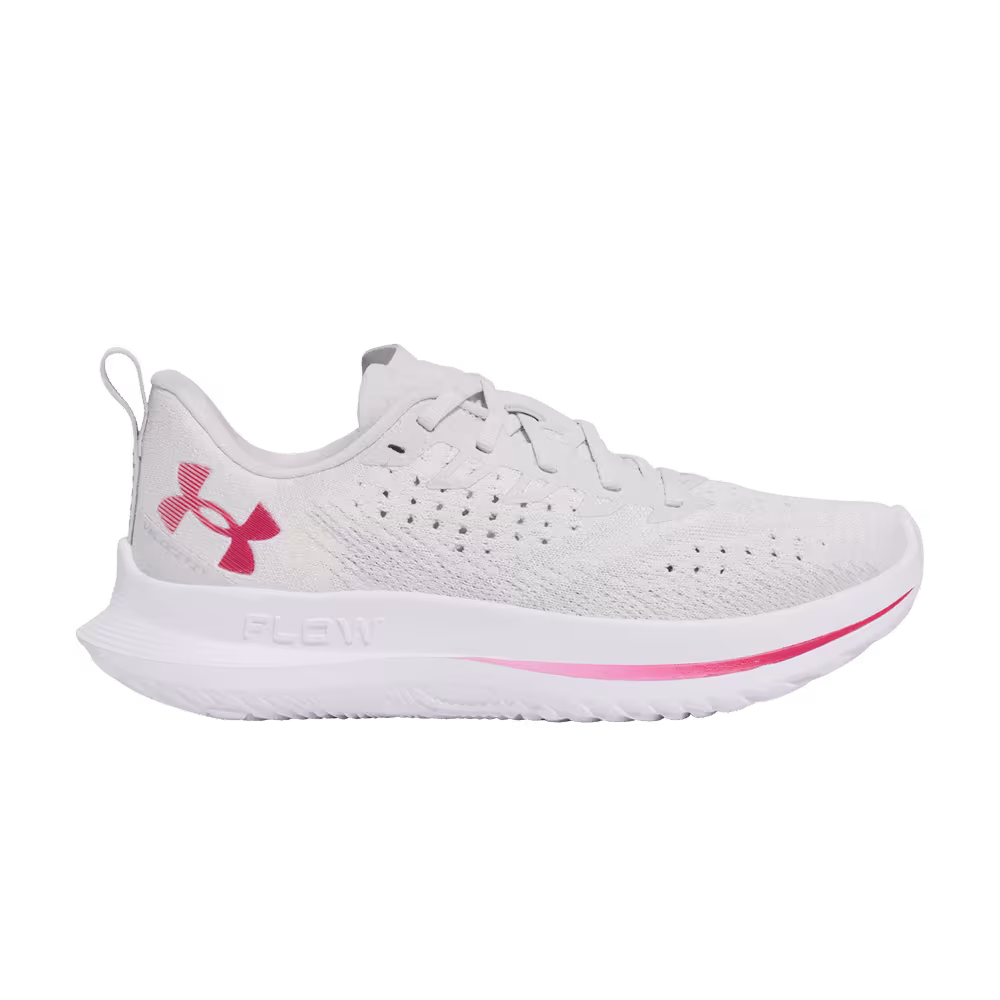 Under Armour Women's Flow Velociti 4 Halo Grey Shaded Fuchsia