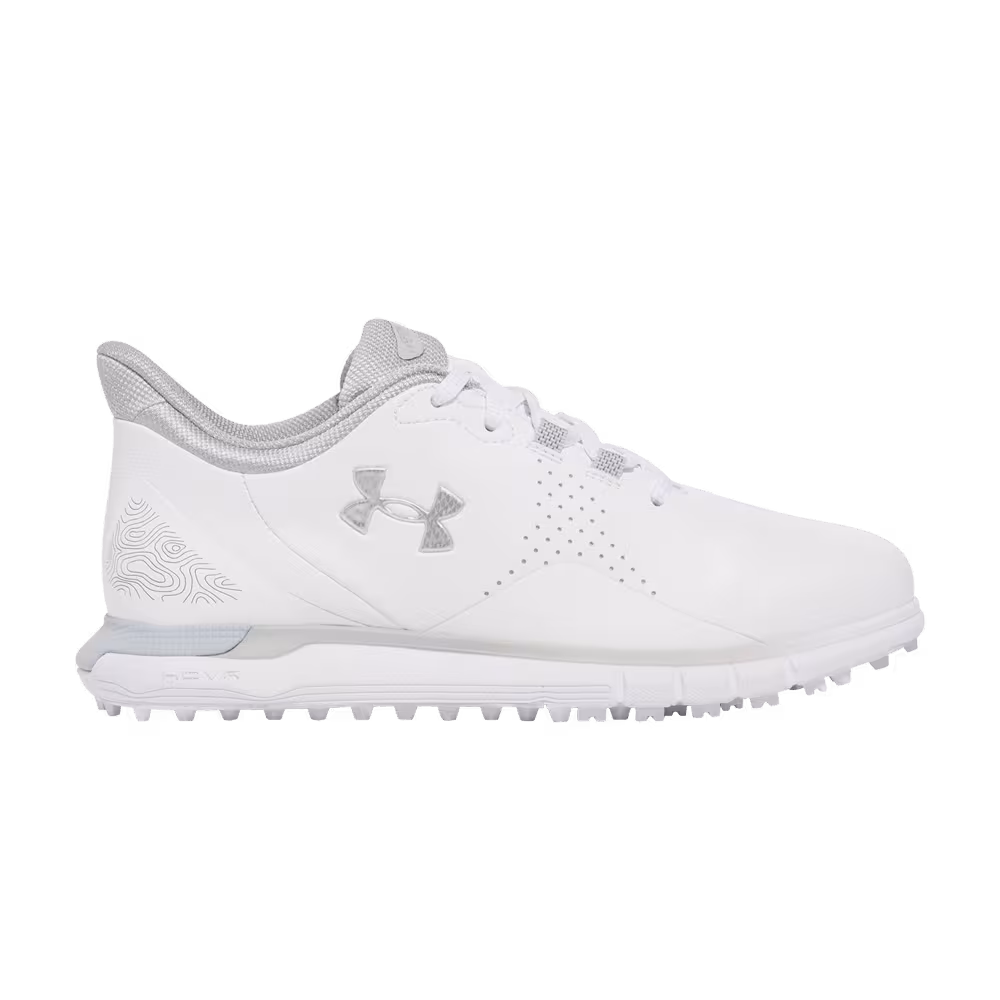 Under Armour Women's Drive Fade Spikeless Golf White Distant Grey