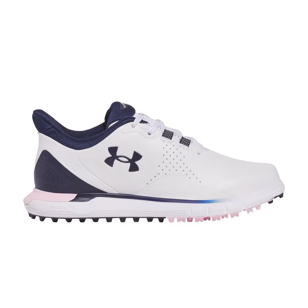 Under Armour Women's Drive Fade Spikeless Golf White Midnight Navy