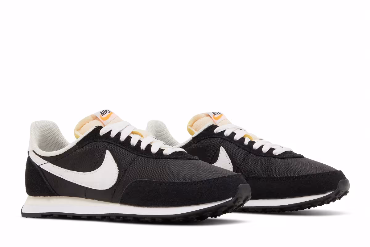 Nike Women's Waffle Trainer 2 Black White, view 9
