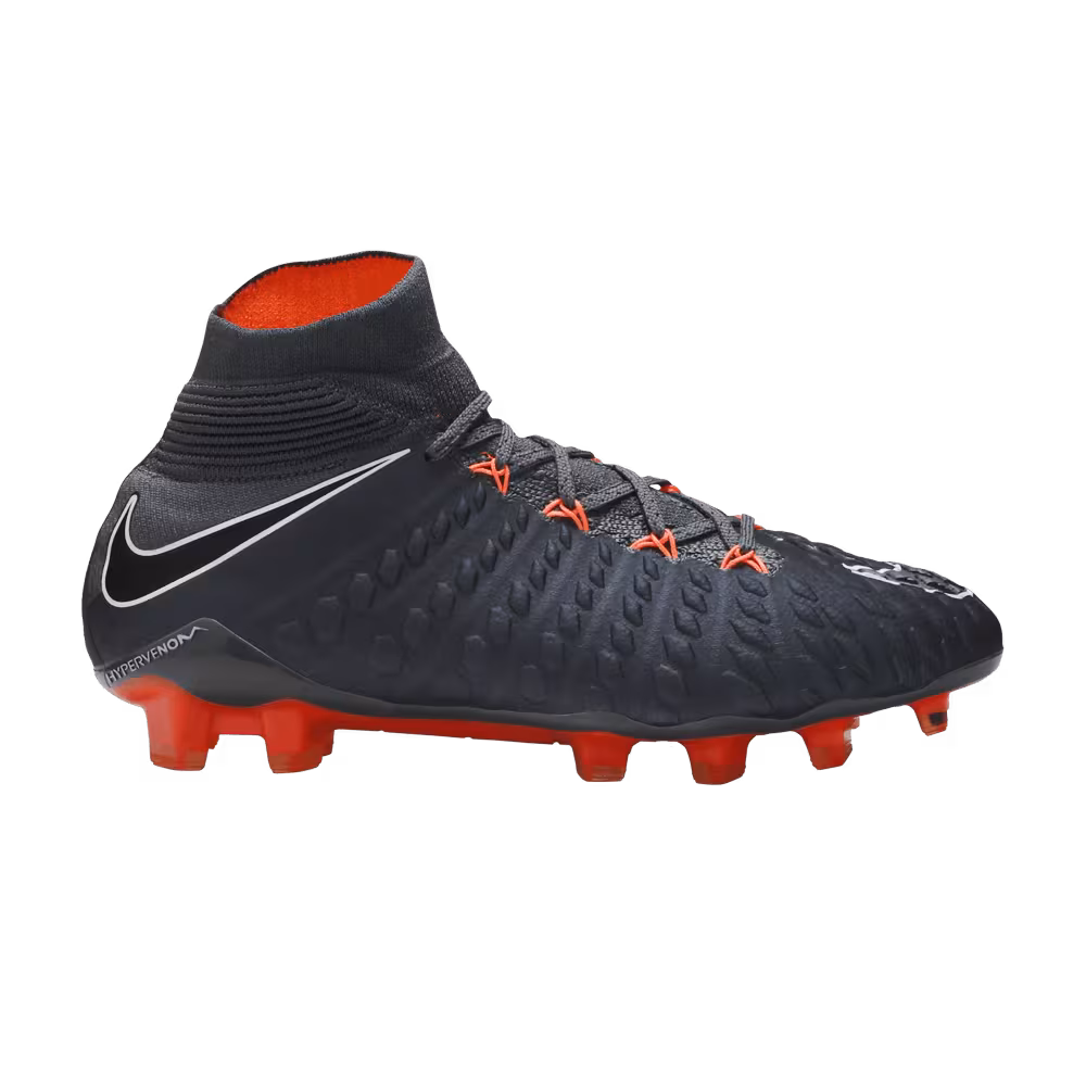 Nike Hypervenom Phantom 3 Elite DF FG Grey Orange