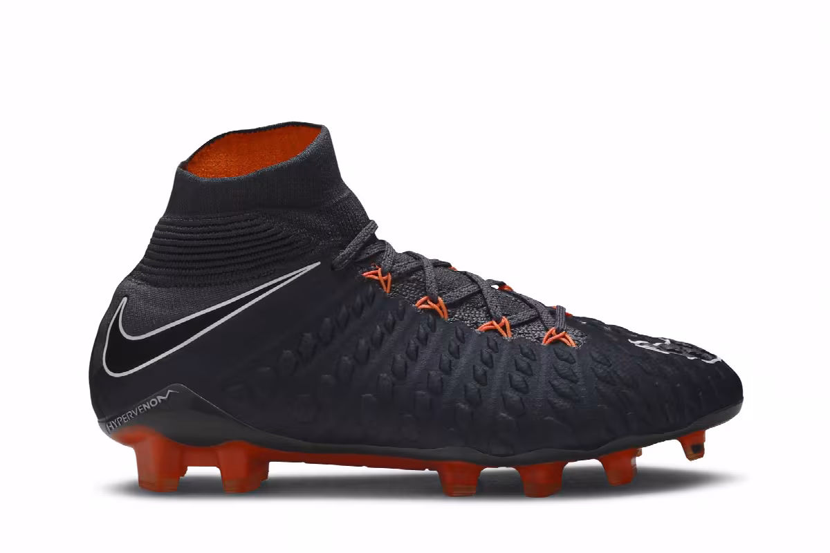 Nike Hypervenom Phantom 3 Elite DF FG Grey Orange, view 2