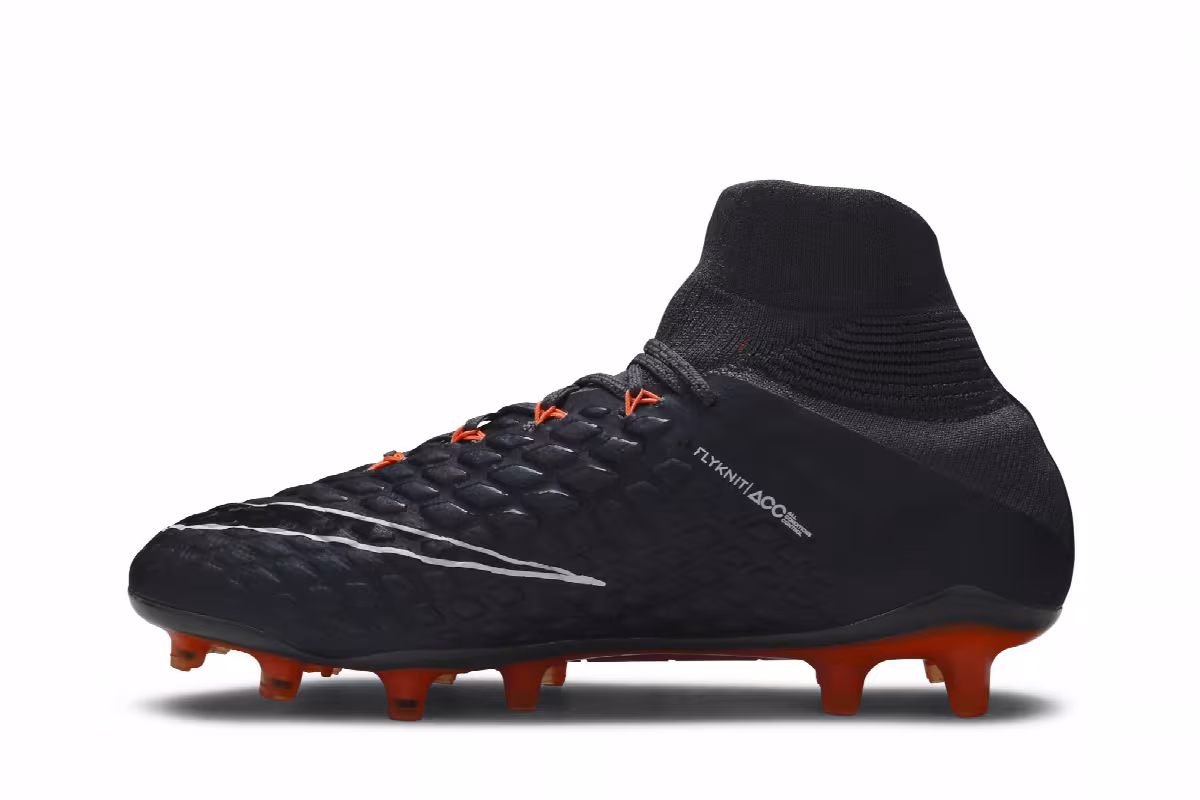 Nike Hypervenom Phantom 3 Elite DF FG Grey Orange, view 4