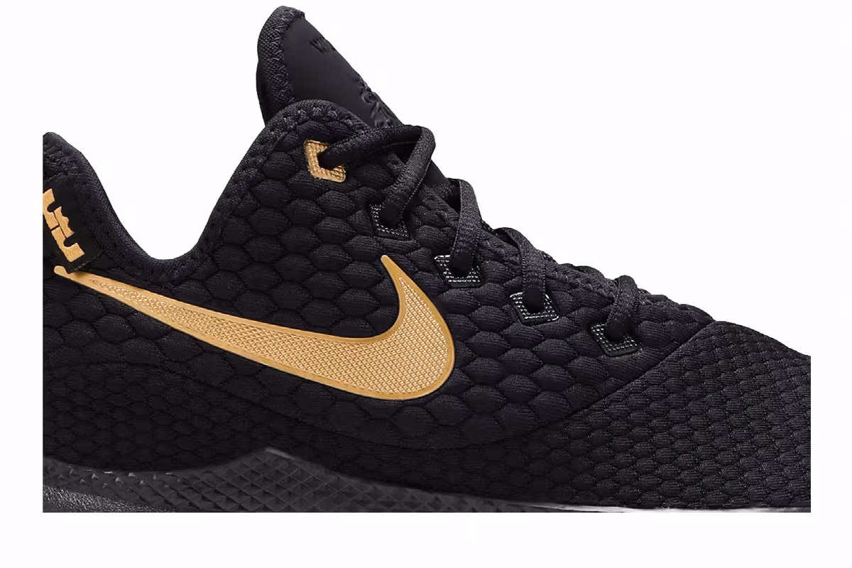 Nike LeBron Witness 3 Black Gold, view 3
