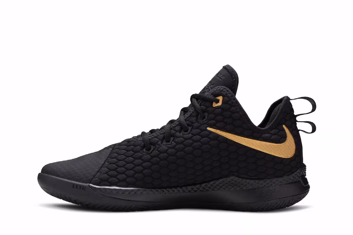 Nike LeBron Witness 3 Black Gold, view 4