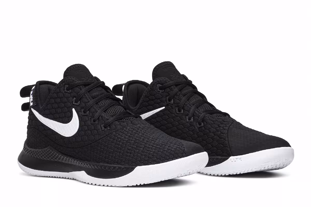 Nike LeBron Witness 3 Black White, view 9