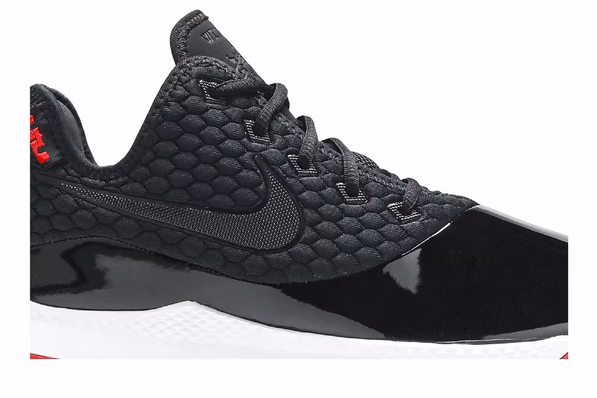 Nike LeBron Witness 3 Premium Black Red, view 3