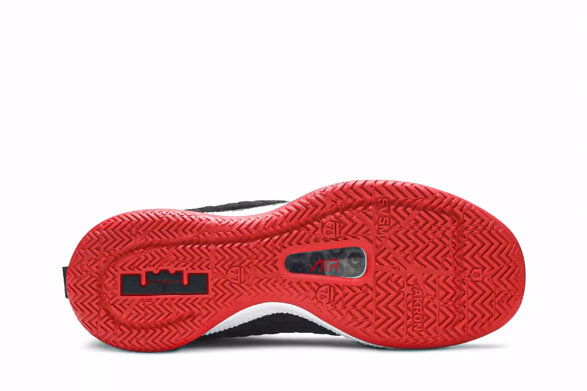 Nike LeBron Witness 3 Premium Black Red, view 5