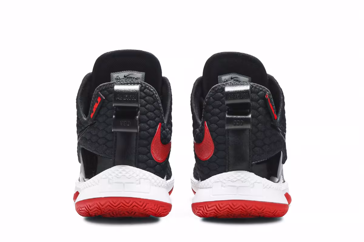 Nike LeBron Witness 3 Premium Black Red, view 7