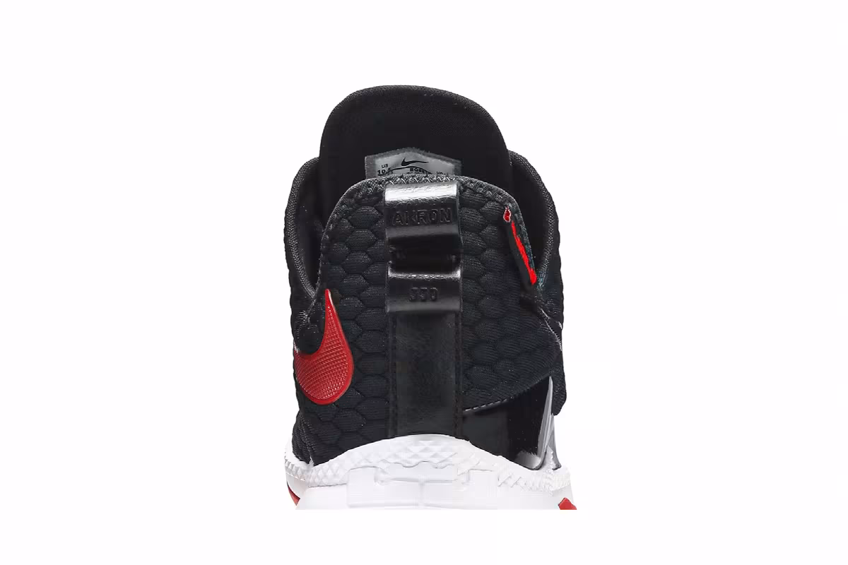 Nike LeBron Witness 3 Premium Black Red, view 8