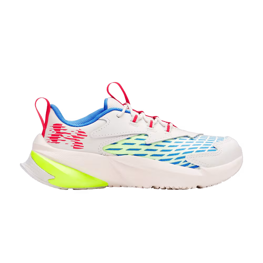 Under Armour Scramjet 7 PS Summit White High Vis Yellow Racer Red