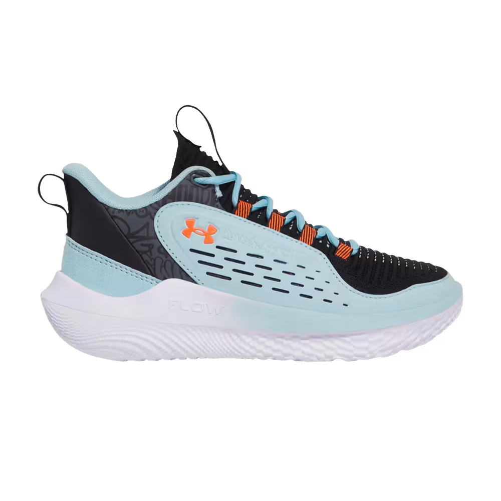 Under Armour Women's Flow Breakthru 5 UAA - Stream Black Blaze Orange