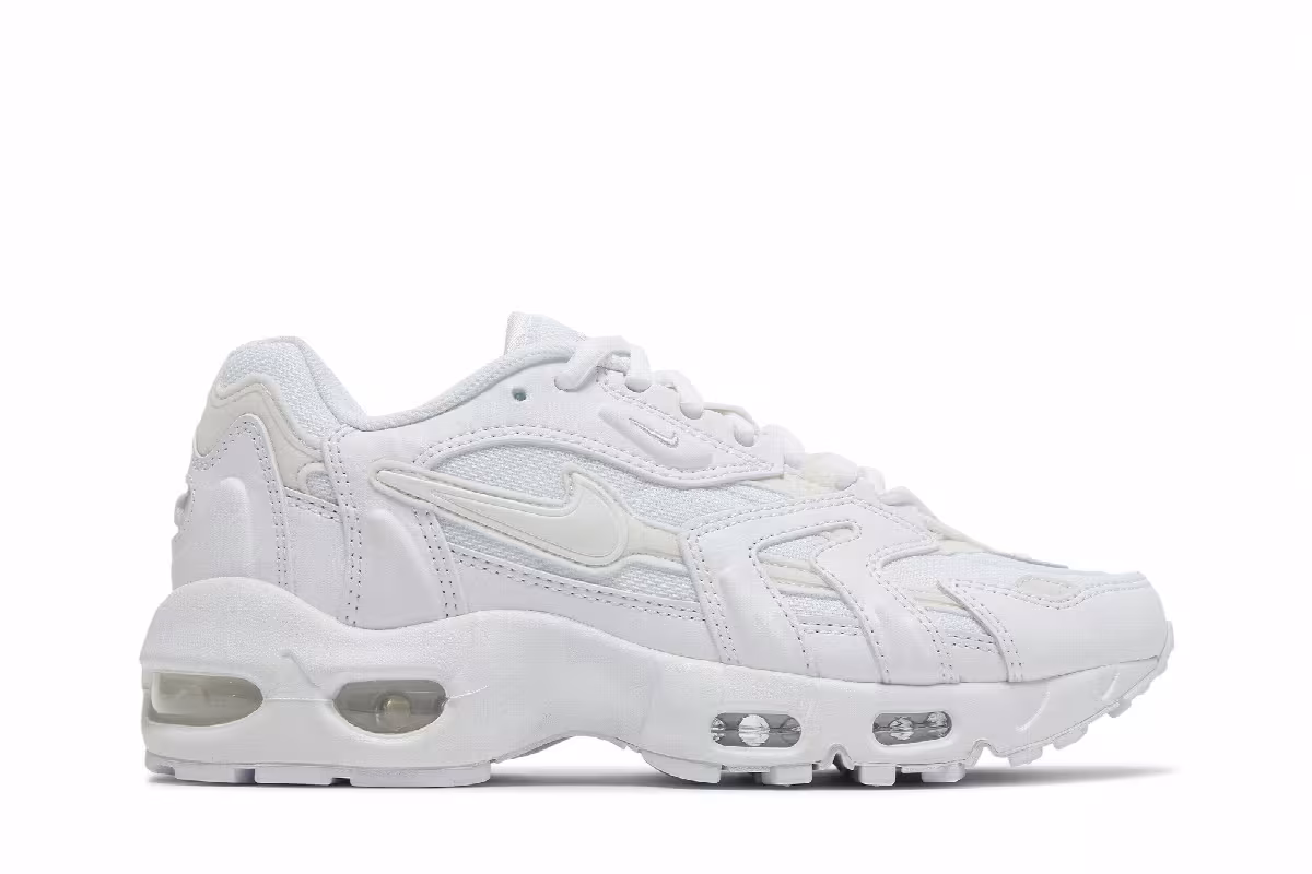 Nike Women's Air Max 96 2 Triple White, view 2
